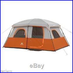 Camping Tent 8-Person Instant Waterproof 2 Rooms Family Cabin Shelter Tents NEW