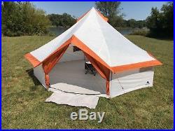 Camping Tent 8 Person Large Yurt Shape Easy Setup Stand Up Tall By Ozark Trail