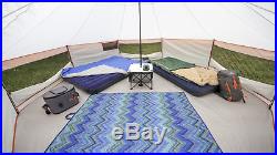 Camping Tent 8 Person Large Yurt Shape Easy Setup Stand Up Tall By Ozark Trail