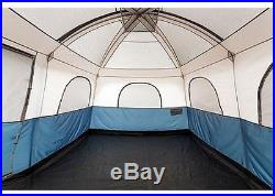 Camping Tent Outdoor Equipment Shelter 2 Room Cabin Canopy Ozark Trail 10 Person