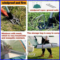 Camping Tent Waterproof Windproof 5 Person Easy Pop Up Setup Outdoor Picnic