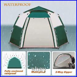 Camping Tent Waterproof Windproof 5 Person Easy Pop Up Setup Outdoor Picnic