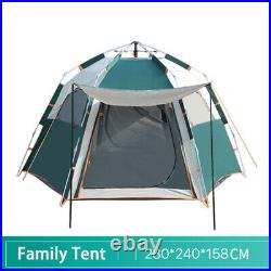 Camping Tent Waterproof Windproof 5 Person Easy Pop Up Setup Outdoor Picnic