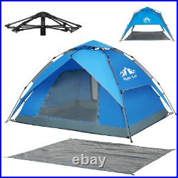 Camping Tent Waterproof Windproof Easy Pop Up Setup Outdoor Picnic with Tarp