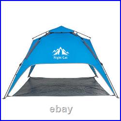 Camping Tent Waterproof Windproof Easy Pop Up Setup Outdoor Picnic with Tarp