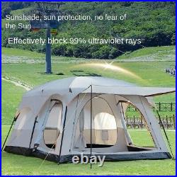 Camping Villa Luxury Tent 4 To 6 Poeple 2 Rooms Hallway Waterproof Easy Set Up