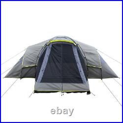Can Accommodate 10 People 3 Rooms Polyester Cloth Fiberglass Poles Camping Tent