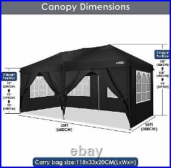 Canopy-Gazebo 10'x20' Tent Outdoor Heavy Duty Pavilion Camping Picnic-Summer'Hot