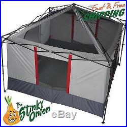Canopy Tent 10x10 6 Person Converting Straight Leg Cabin Outdoor Shelter