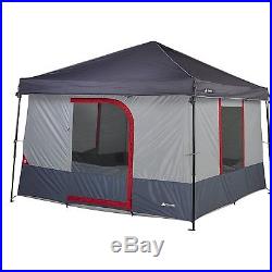 Canopy Tent 10x10 6 Person Converting Straight Leg Cabin Outdoor Shelter