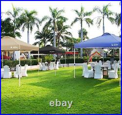 Canopy Tent 10x10 Pop Up Waterproof Instant Gazebo Shelter with 4 Sidewalls Hot