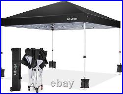 Canopy Tent 10x10 Pop Up Waterproof Instant Outdoor Folding Gazebo with4 Sidewall