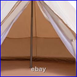 Canvas Bell Tent 3M Waterproof Camping Glamping Polyester Cotton Yurt 4 Season