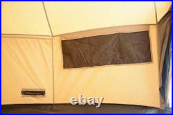 Canvas Bell Tent 3M Waterproof Glamping & Family Camping Regatta Tent