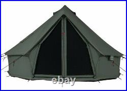 Canvas Bell Tent 3M Waterproof Glamping Hunting & Family Camping Regatta Tent