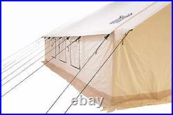 Canvas Wall Tent 16'x20' withAluminum Frame, Water repellent for Outfitter & Winter