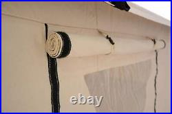 Canvas Wall Tent 16'x20' withAluminum Frame, Water repellent for Outfitter & Winter