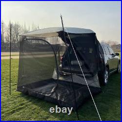 Car Awning Sun Shelter Camping SUV Rear Tent, Portable Waterproof Roof Top Tent