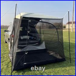 Car Awning Sun Shelter Camping SUV Rear Tent, Portable Waterproof Roof Top Tent