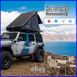 Car Roof Top Tent Hard Shell Universal for Truck SUV Camping Travel With Ladder