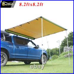 Car Side Tent Awning Rooftop SUV Truck Camping Travel Outdoor Sun Shade Canopy