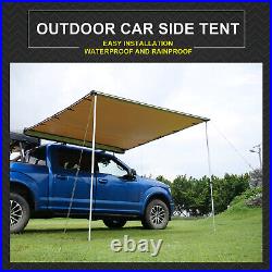 Car Tent Awning Rooftop Car Side Awning Arb Sun Shade SUV Outdoor Travel8.2x8.2
