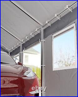 Carport 13'x20' Portable Garage, Heavy Duty Carport Canopy, Reinforced Steel Pol