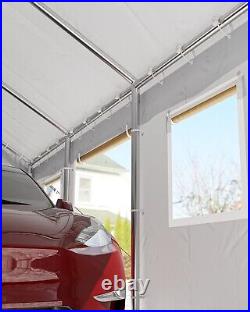 Carport 13'x20' Portable Garage, Heavy Duty Carport Canopy, Reinforced Steel Pol