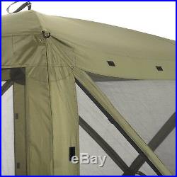 Clam Quick Set Traveler Portable Camping Outdoor Gazebo Canopy Shelter, Green