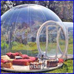 Clear Inflatable Dome Tent Bubble Tents Outdoor Transparent Camping Igloo Pump