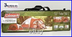 Coleman 2000010637 Red Screened 4-Person Evanston Tent New In Box