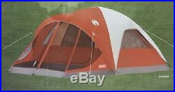Coleman 2000010637 Red Screened 4-Person Evanston Tent New In Box