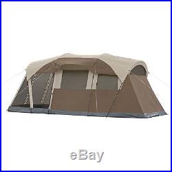 Coleman 2 Room Cabin Tent 6 Person Screened Porch Outdoor Camping Family Camp