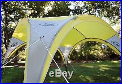 Coleman 2-for-1 All Day 4 Person Camping Dome Shelter Tent with Canopy 10' x 10