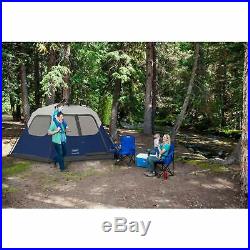 Coleman 6-Person 90 Square Foot Instant Cabin Family Camping Tent With Rainfly