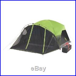 Coleman 6 Person Dark Room Fast Pitch Dome Family Camping Tent with Screen Room