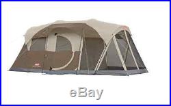 Coleman 6-Person Screened Tent Camping Room Outdoor Family Hiking WeatherMaster