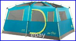 Coleman 8-Person Cabin Tent With Built-in Closet Hanger Bar 13' x 9' Multicolor