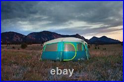 Coleman 8-Person Cabin Tent With Built-in Closet Hanger Bar 13' x 9' Multicolor