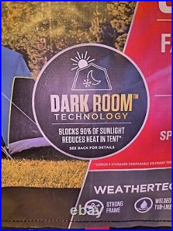 Coleman 8-Person Carlsbad Dark Room Dome Camping Tent with Screen Room