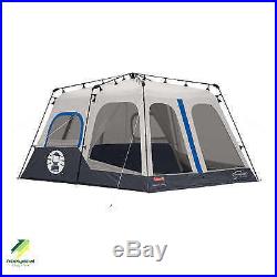 Coleman 8 Person Family CAMPING TENT, INSTANT TENT 2-Rooms, Weather Tec System