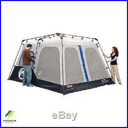 Coleman 8 Person Family CAMPING TENT, INSTANT TENT 2-Rooms, Weather Tec System