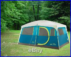Coleman 8 Person Tenaya Lake Instant Cabin Fast Pitch Family Camping Tent WP New