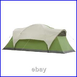 Coleman 8-Person Tent for Camping Montana Tent with Easy Setup (Green)