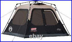 Coleman Camping Tent 6 Person Cabin Tent with Instant Setup Assorted Styles