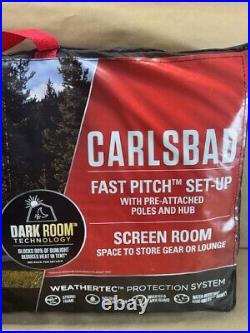 Coleman Carlsbad 8-Person Fast Pitch Setup Screen Room Blue