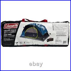 Coleman Dark Room Sky Dome 8-Person Camping Tent Blue NEW