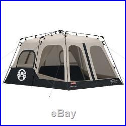 Coleman Instant 8 Person Tent, Black, 14x10-Feet New