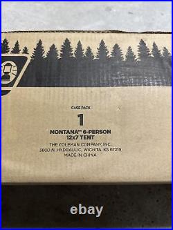 Coleman Montana 6 12 x 7 Tent Brand New Sealed