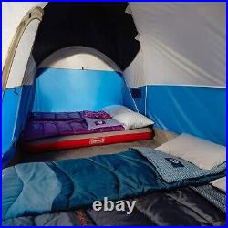 Coleman Montana 8-Person Cabin Tent with Hinged Door (Blue)